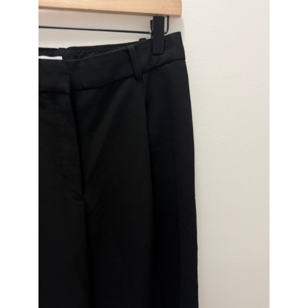 Babaton Decade Black Wide Leg Dress Pants High Waisted Trousers Size 8 Office - Picture 3 of 11